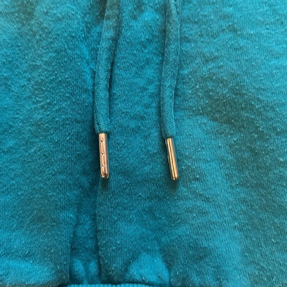 Wild Fable Crop Top Teal Hoodie Women’s Size XXL - Picture 3 of 6